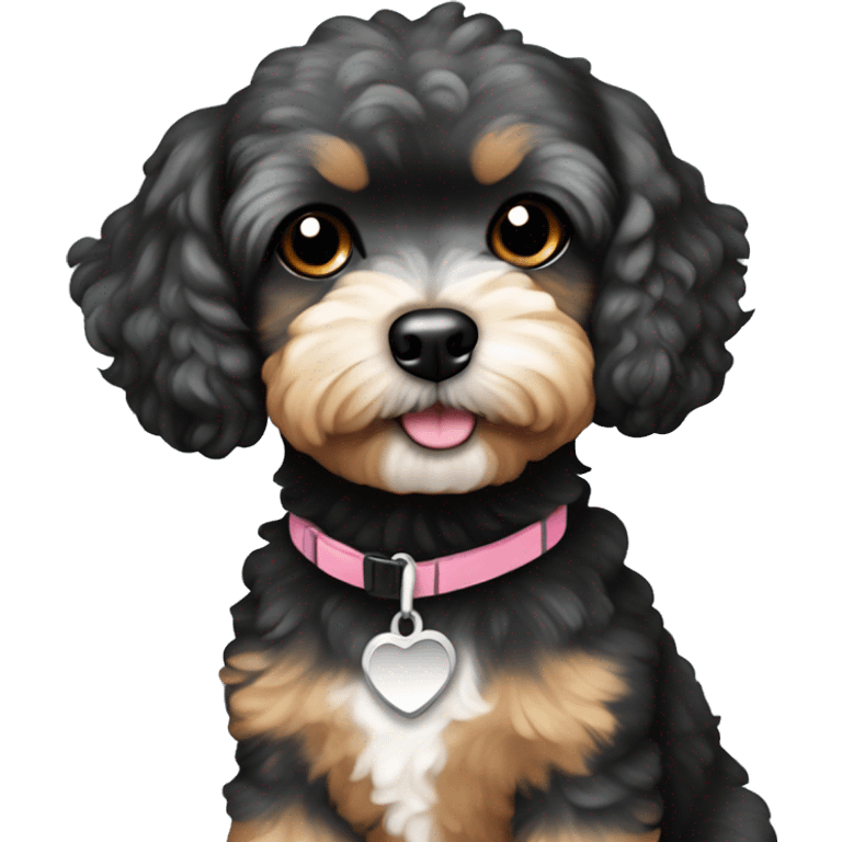 black and tan maltipoo emoji