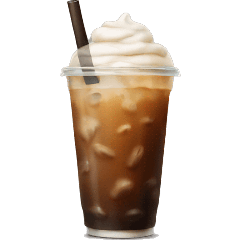 Iced coffee emoji