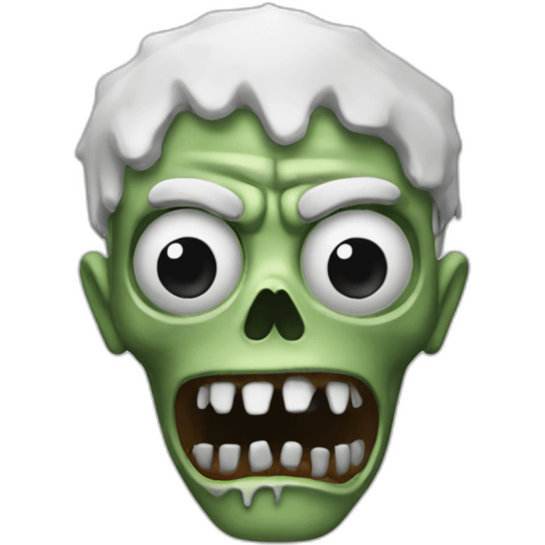 zombie flocon de neige emoji