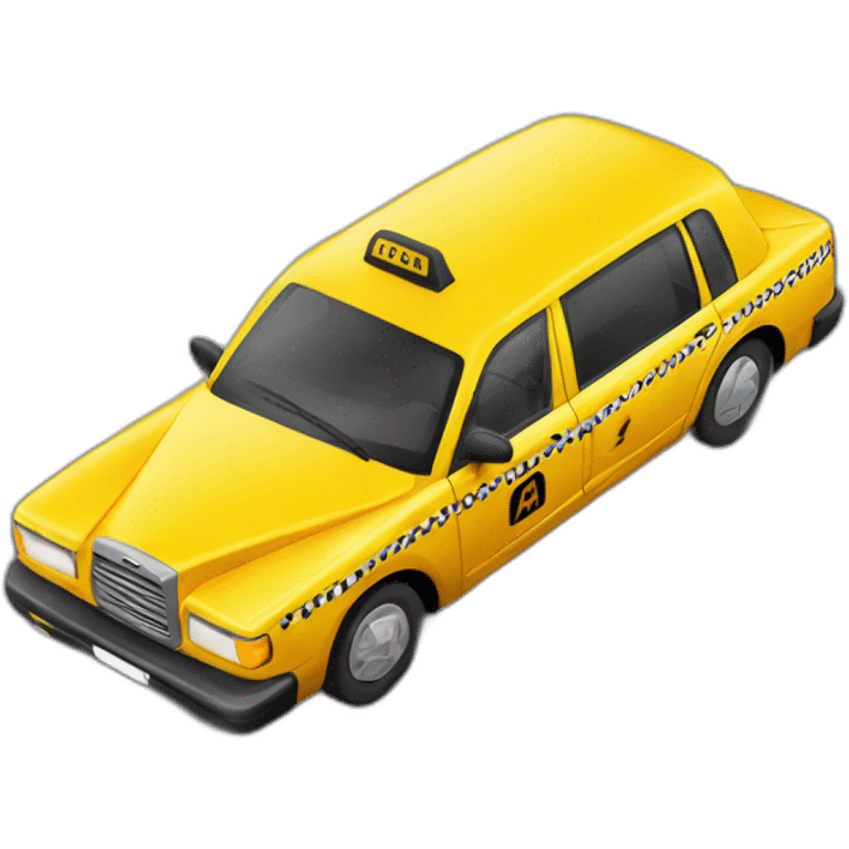 Taxi jaune emoji