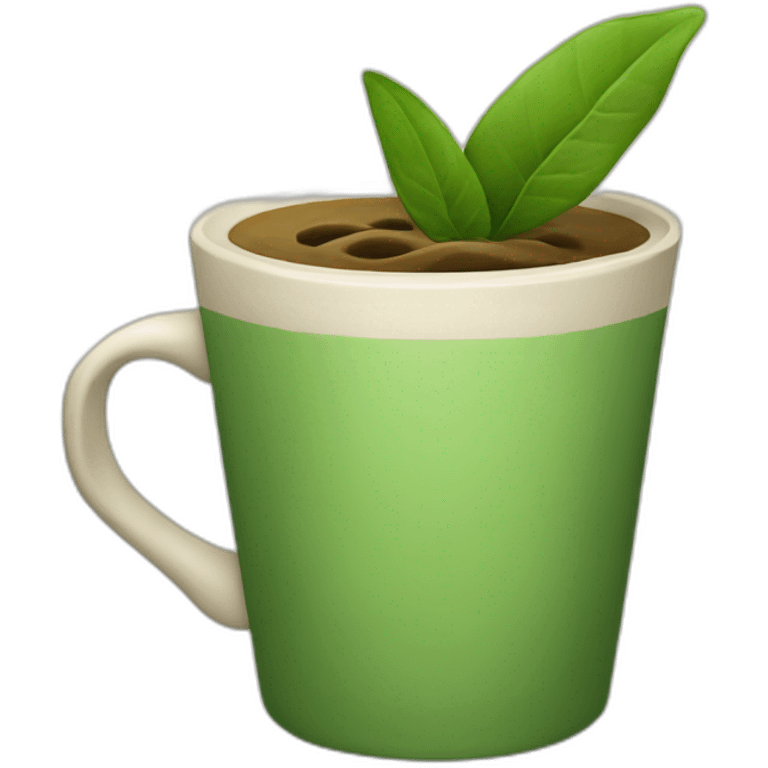 Green coffee emoji