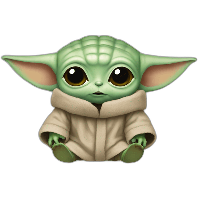 Baby yoda moto  emoji