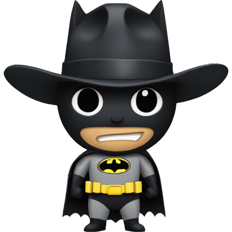 Batman with a sombrero emoji