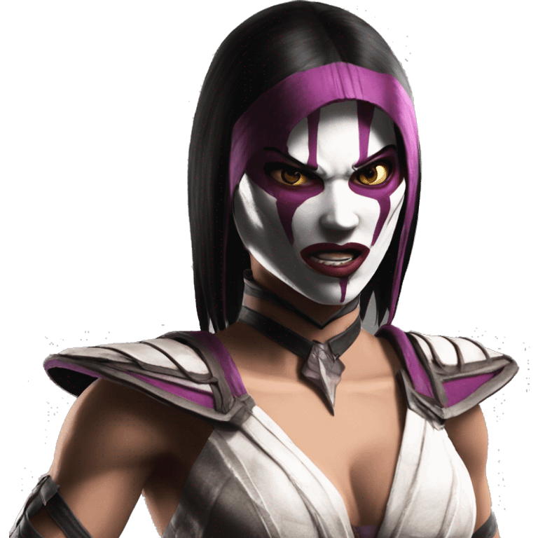 frightened Mileena Mortal Kombat X emoji