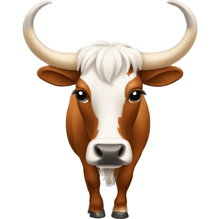 Longhorn with necklace  emoji