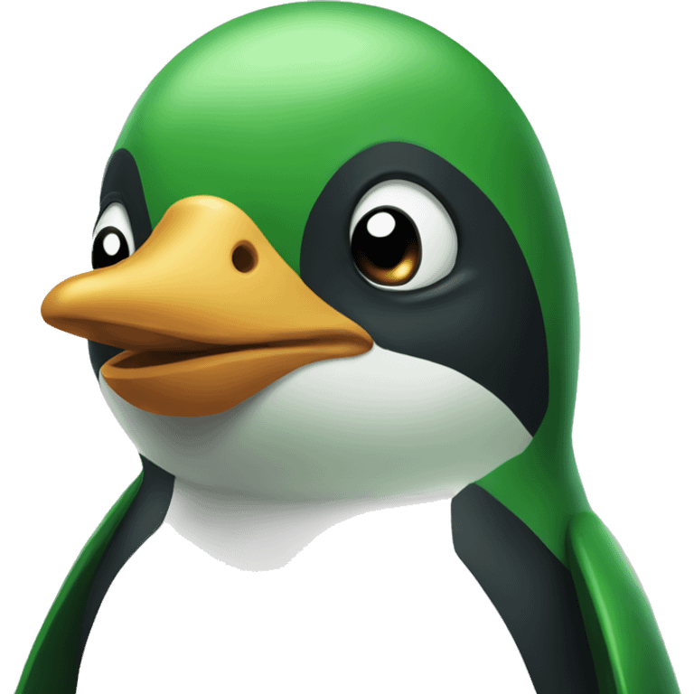 green pinguin emoji