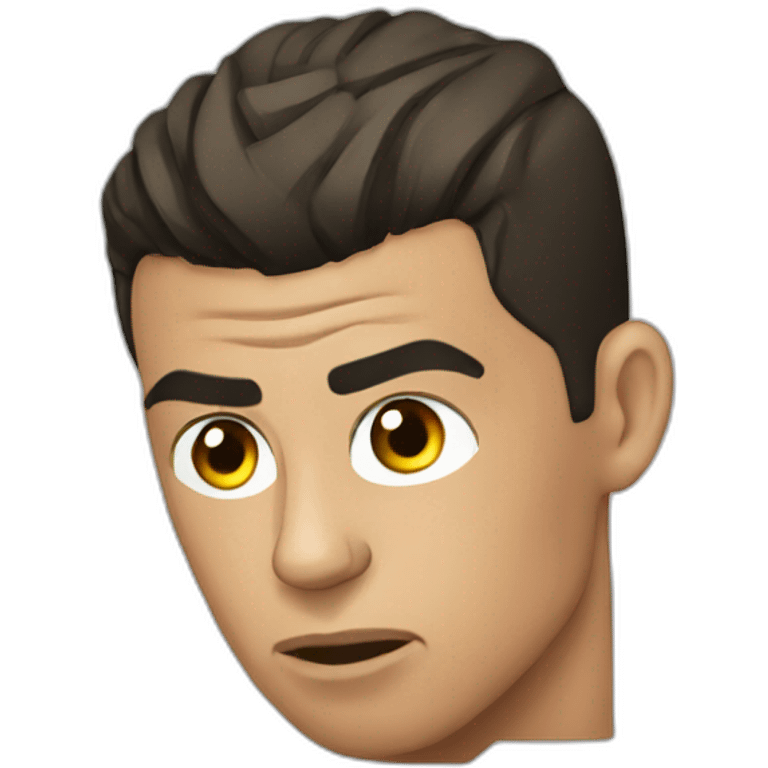 Cristiano Ronaldo sad  emoji