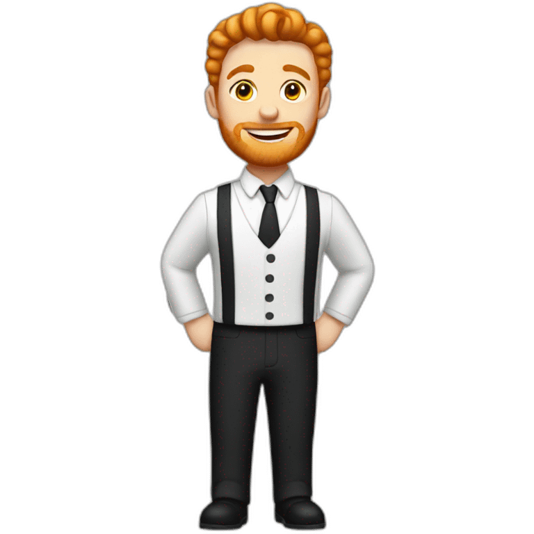 ginger waiter emoji