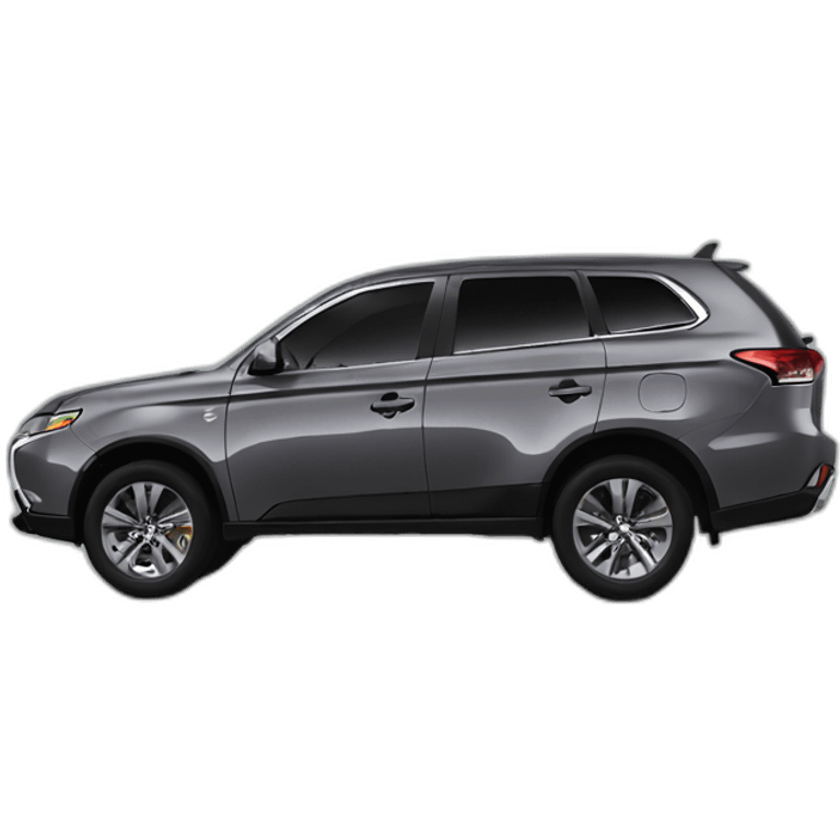 black mitsubishi outlander phev emoji