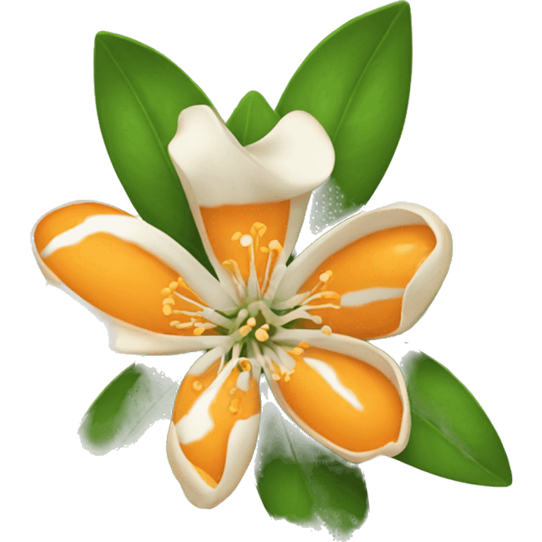 Orange blossom  emoji