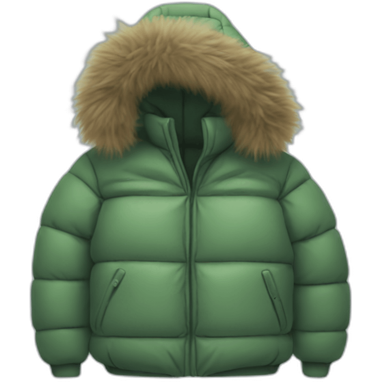 puffer jacket emoji