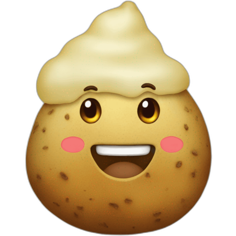 Potato birthday emoji