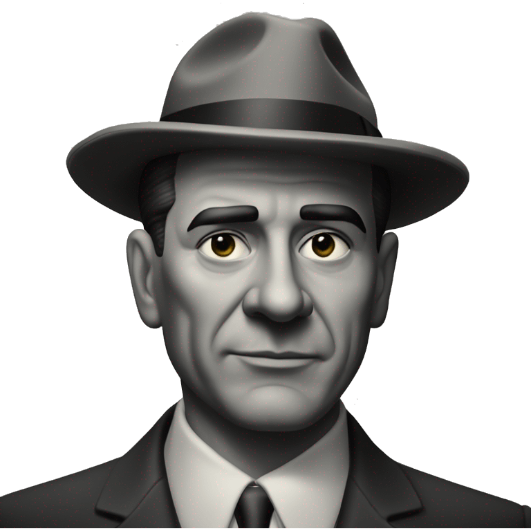 A 1950s mobster emoji