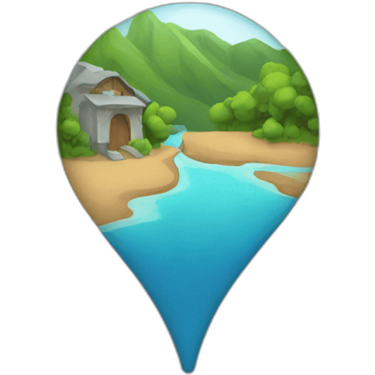 location pin emoji