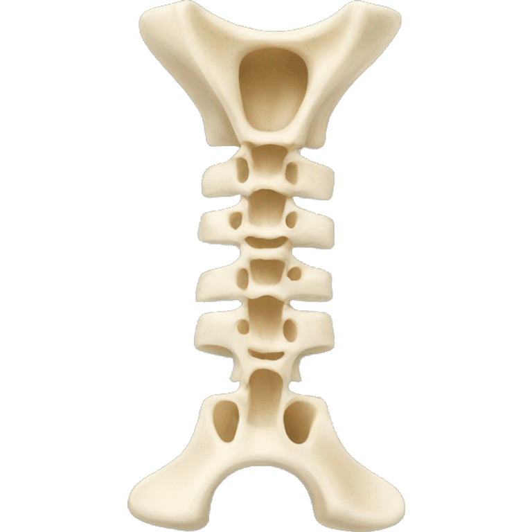 Vertebra spine emoji