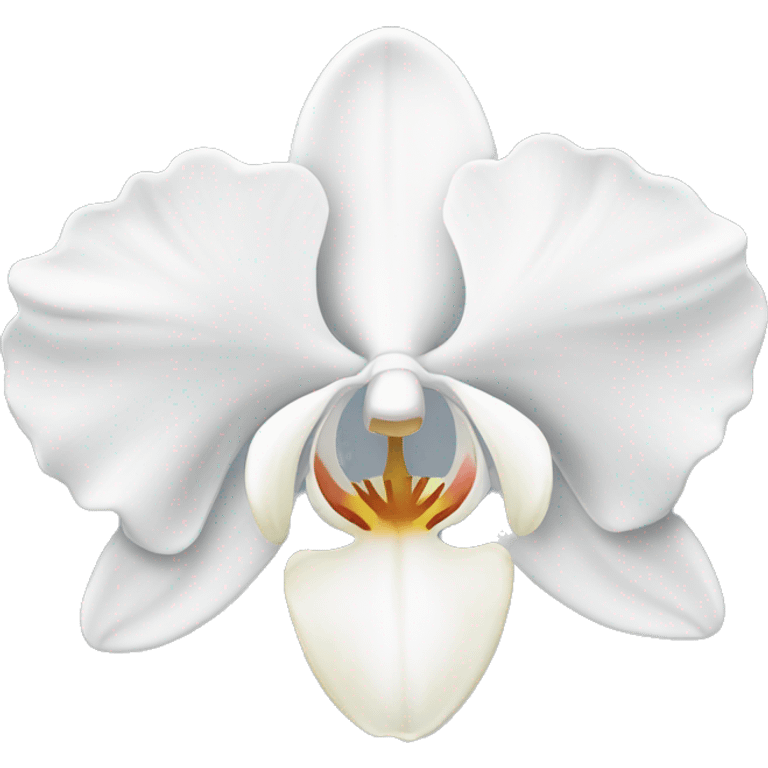 White orchids emoji