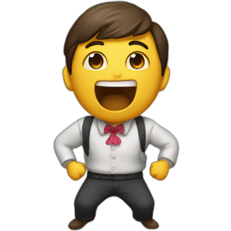 Goteo  sacando la lengua haciendo burla emoji