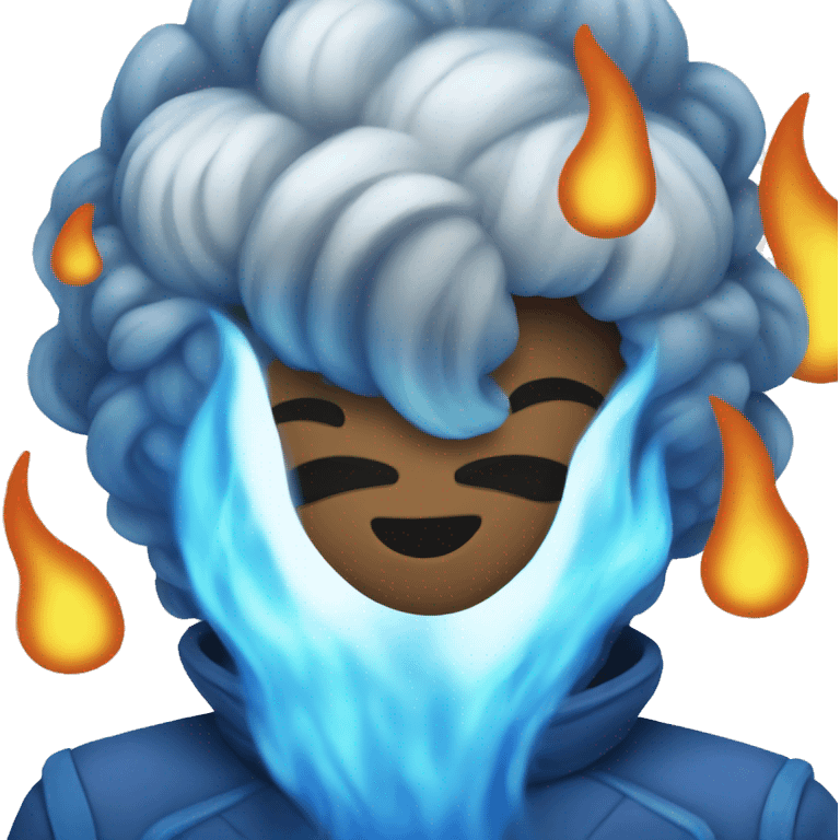 blue fire emoji