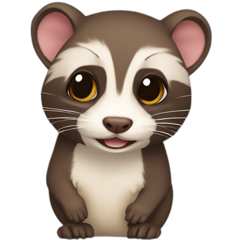 Furet qui vole emoji