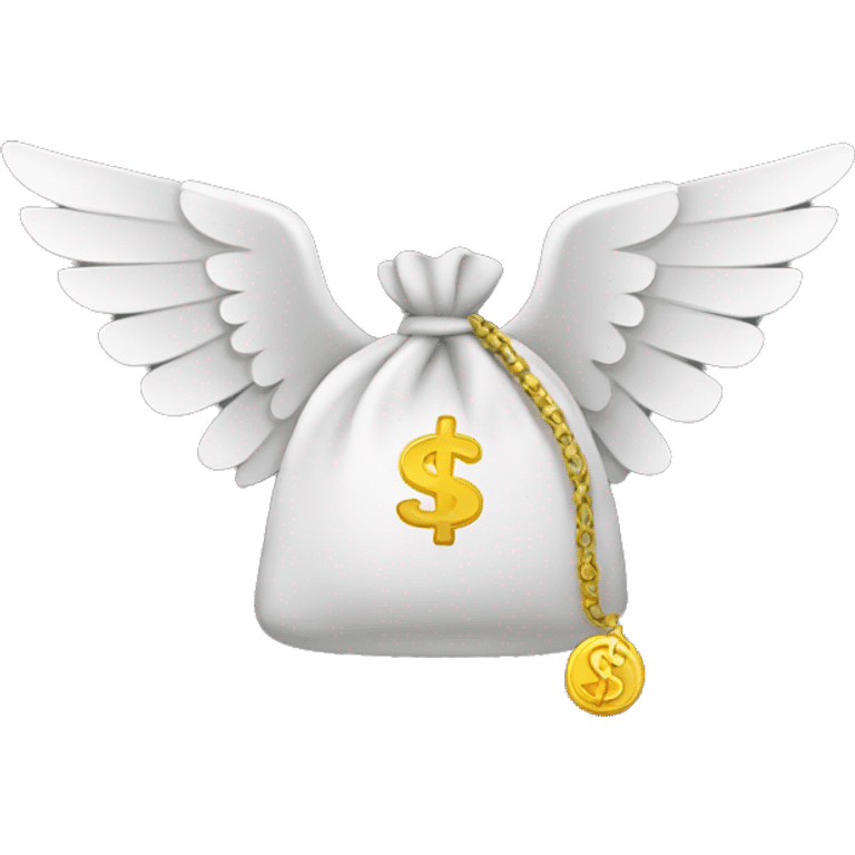 winged Money bag emoji