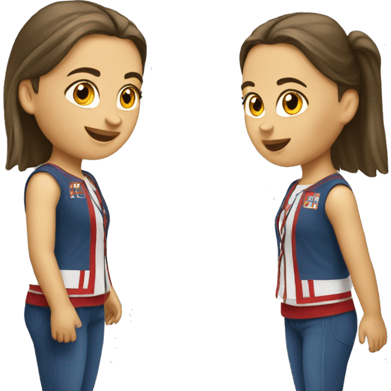 Two serbian girls emoji