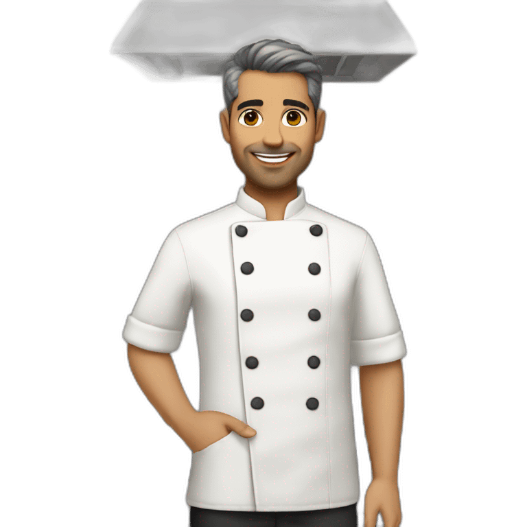 ottolenghi chef outfit shoulders emoji