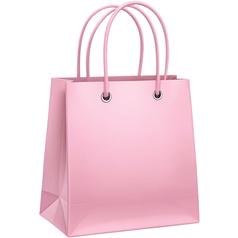 Light pink shopping bags emoji