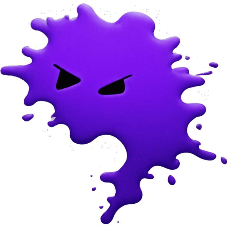 purple splatter emoji