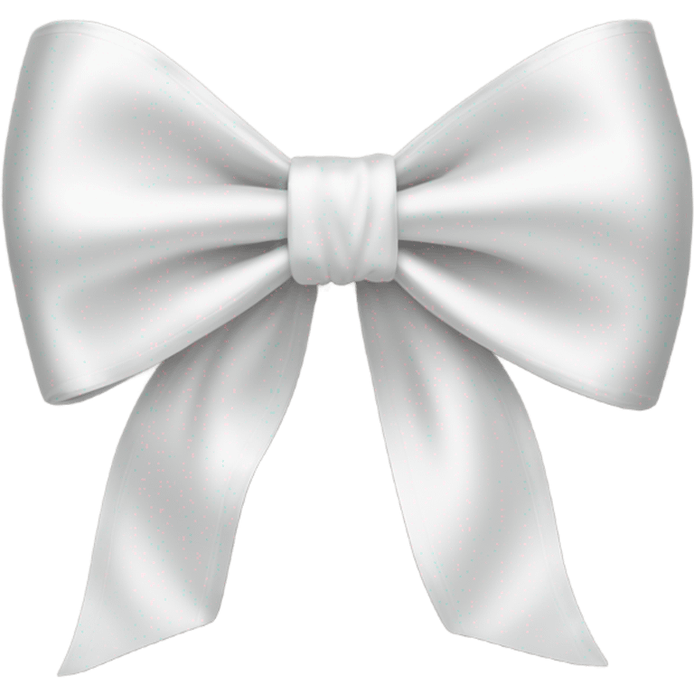 White bow emoji