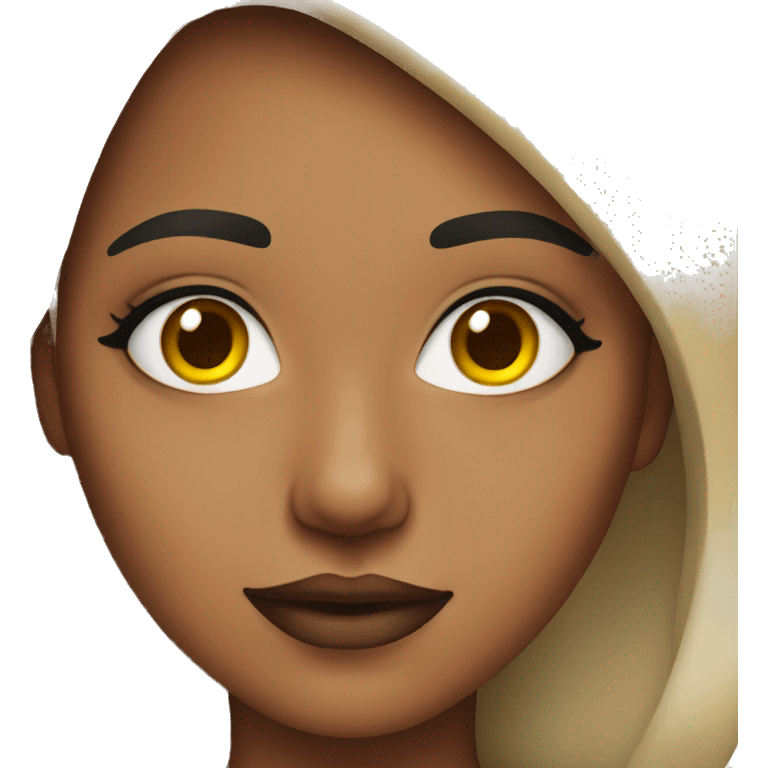 girl with makeup on emoji