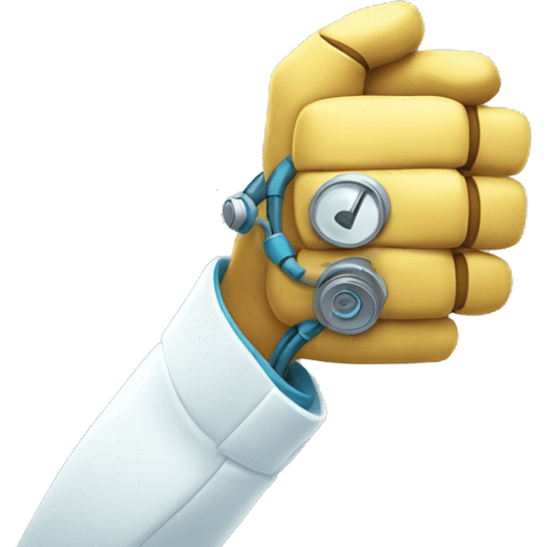 doctor robot handshake emoji