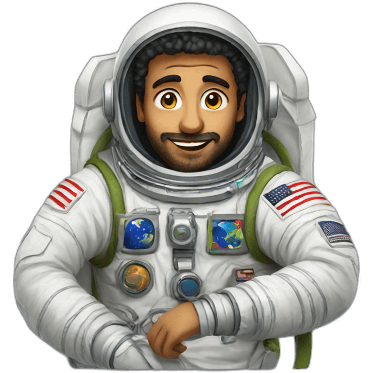 arab astronaut emoji