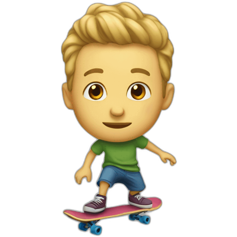 Ollie skateboard emoji