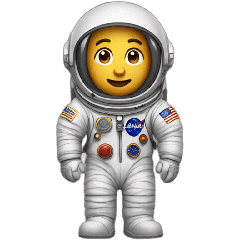 An astronaut peanut emoji