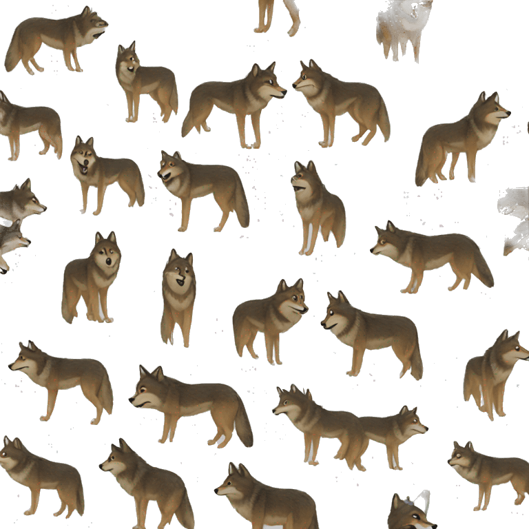 wolves emoji