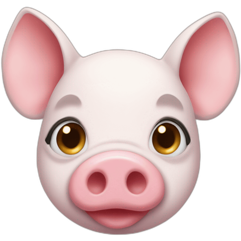 piglet with monocle emoji