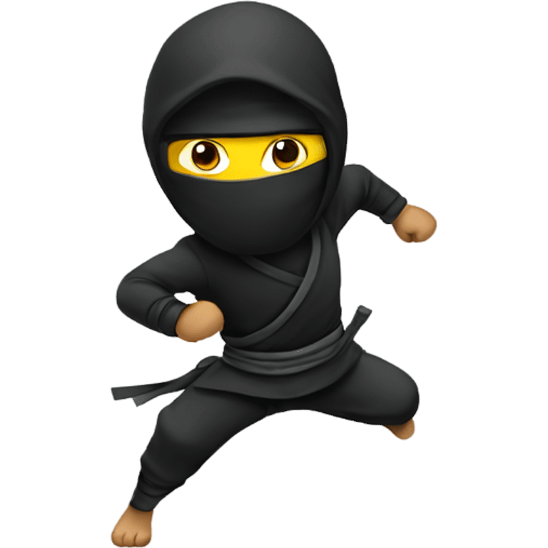 Ninja running emoji