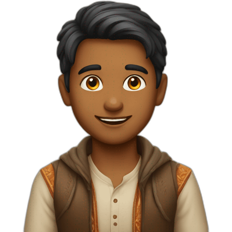 indian boy who's smitten emoji