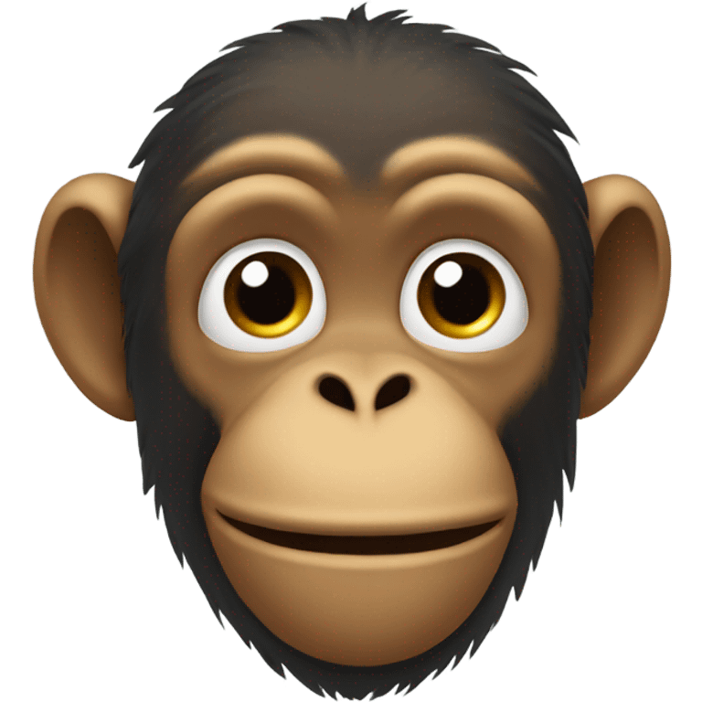 A monkey covering its mouth emoji