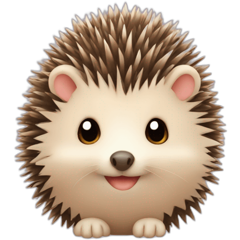 A cute hedgehog  emoji