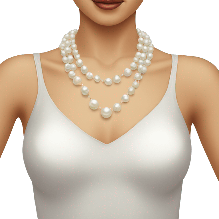 pearl necklace  emoji