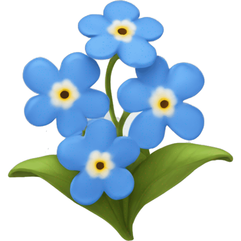 Forget me nots  emoji