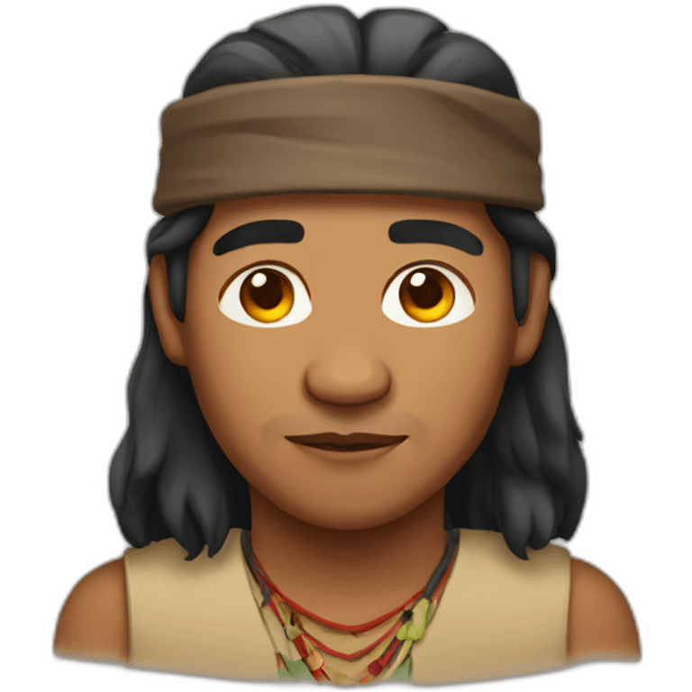 indigenous man emoji