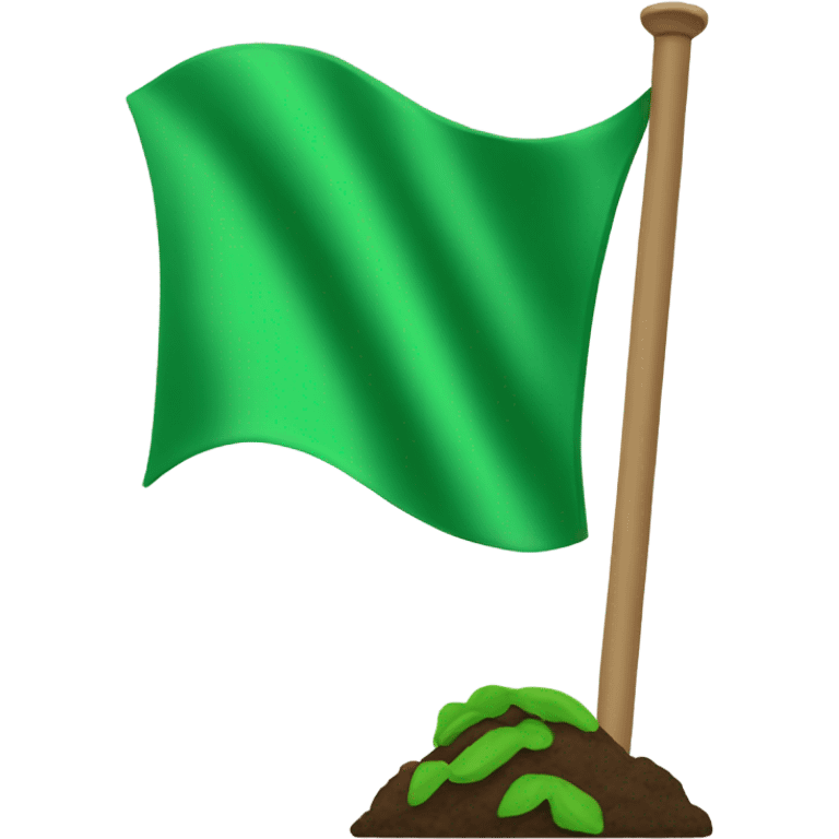 Green flag emoji