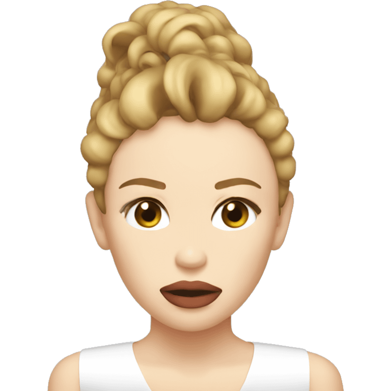 Kylie Minogue sad emoji