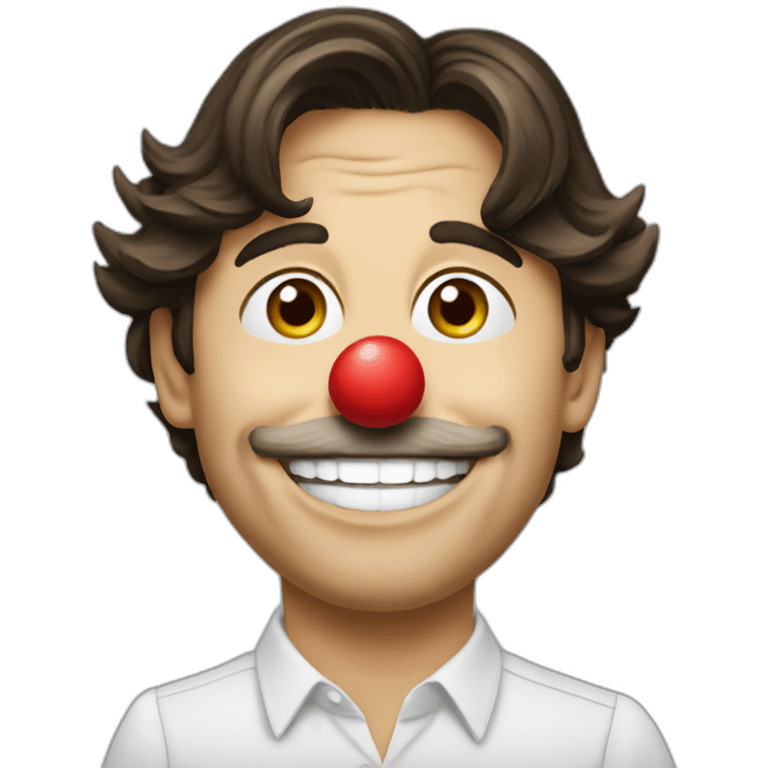 Justin Trudeau clown emoji