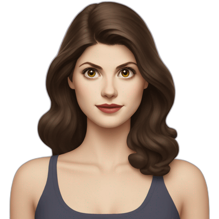 Alexandra Daddario emoji