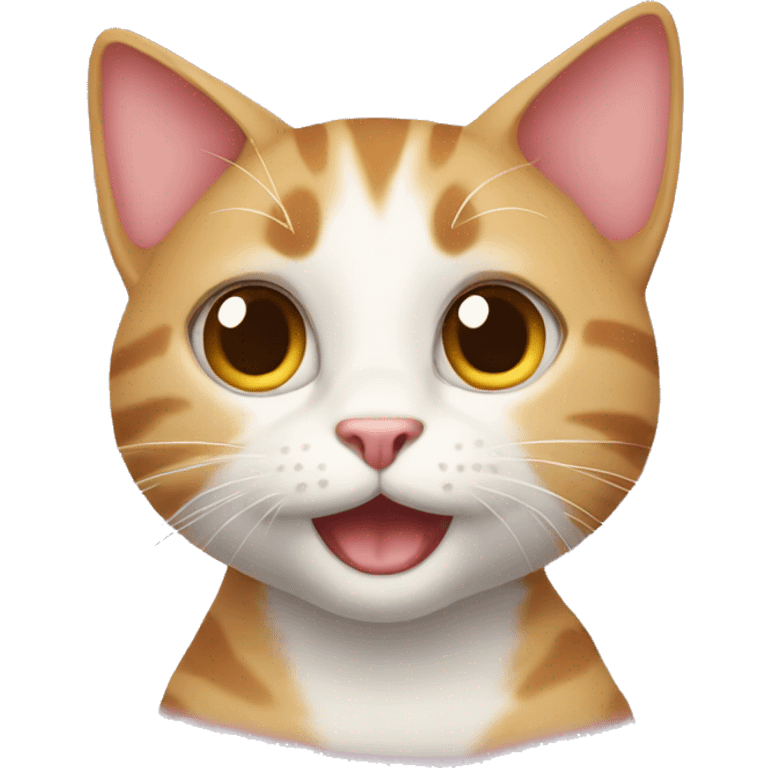 Surprise love cat emoji