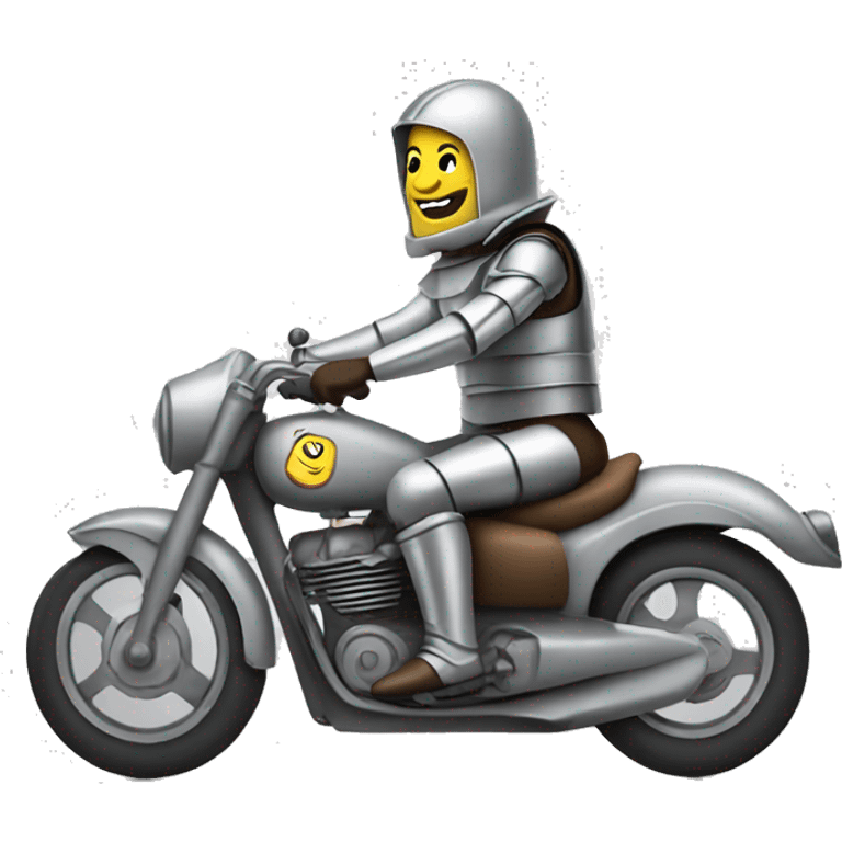 TinMan riding motorcycle  emoji