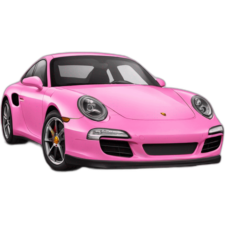 Pink Porsche emoji